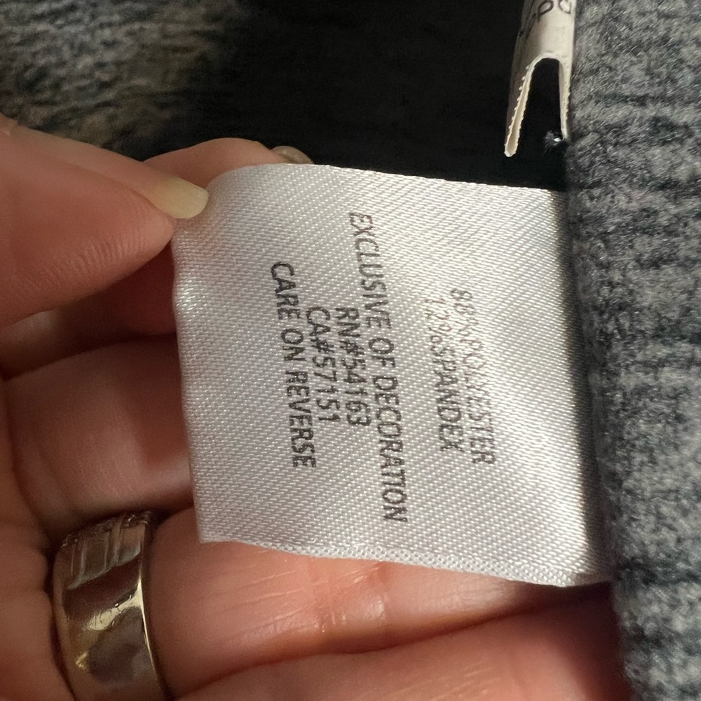 Pittsburgh Steelers Women's Full Zip Gray Hoodie Small - Picture 7 of 7